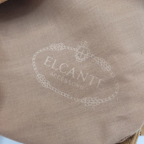 Vintage Elcanti Accessories Boho Beaded Festival Fringe Faux Suede Shoulder Bag - Picture 10 of 16